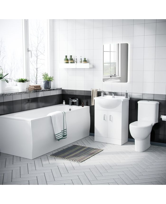 Better Bathrooms NEWPORT RIMLESS CC PAN AND TOILET SIT ONLY 