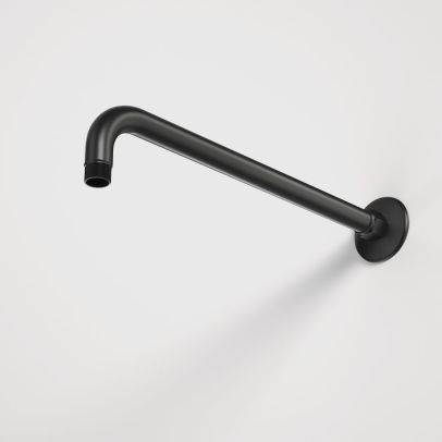 Matte Black Round 300 mm Wall Mounted Shower Head Arm Fixed for Rain Shower Head