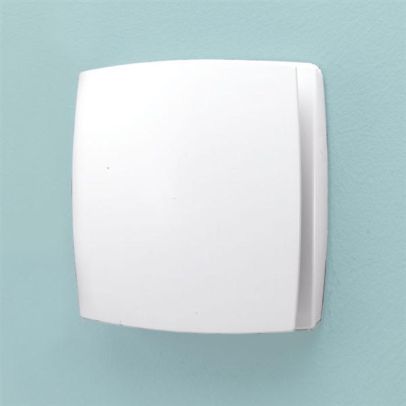 HIB Breeze Wall Mounted Bathroom Timer Fan White