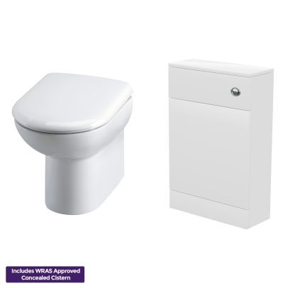 Modern WC Toilet and Concealed Cistern