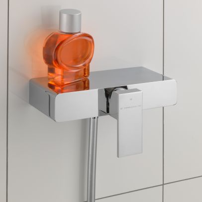 STRAIGHT WALL MOUNTED EXPOSED THERMOSTATIC COOL TOUCH SHOWER MIXER VALVE
