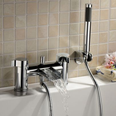 Astra Waterfall Bath Shower Mixer Tap Chrome