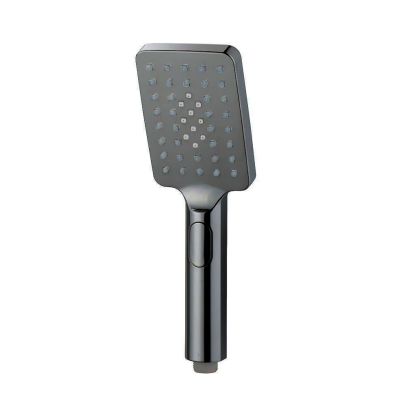 ABS Square Charcoal Shower Headset 