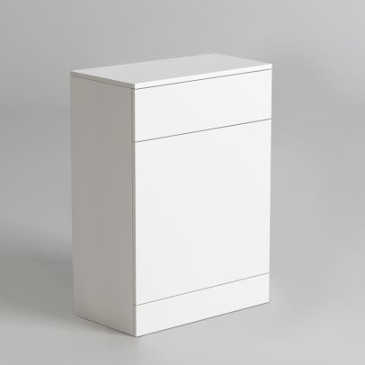 White Bathroom Back To Wall WC Unit W500mm x D300mm
