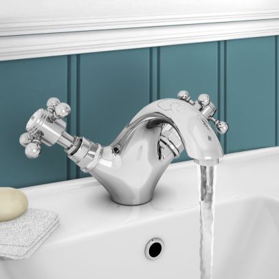 Churchill Traditional Basin Mixer Tap with Waste 