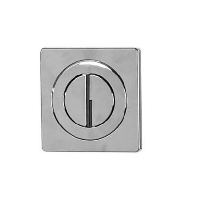 Tipton Round Dual Flush Push Button Plate Chrome