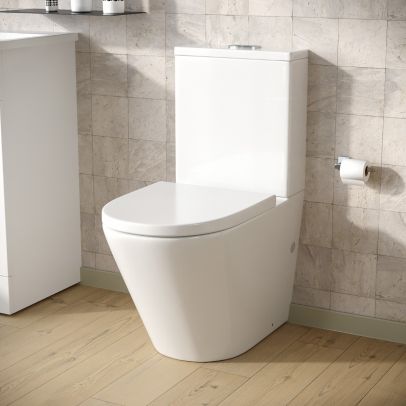 Gordonia Cloakroom Rimless Close Coupled WC Toilet