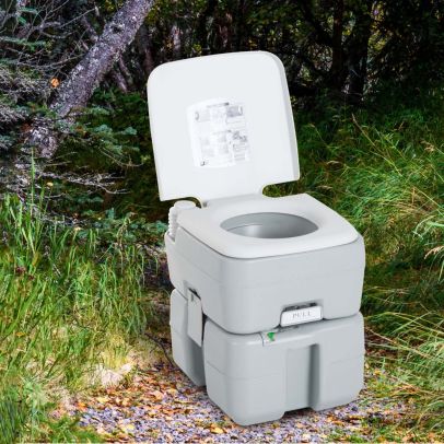 Portable 20L Camping Travel Toilet 	