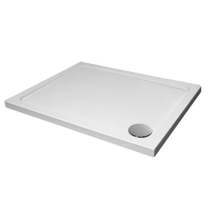 Small White Shower Tray Low Profile Rectangle 900 x 760