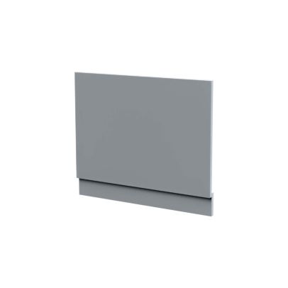 Gorge Modern 800mm Light Grey High Gloss PVC End Panel 15mm Thickness + Plinth