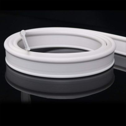 1200mm White Soft Rubber Shower Door Seal for Folding Bath Screen