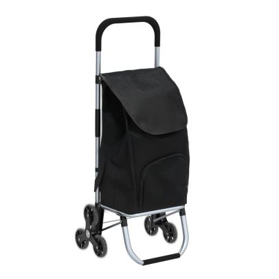 Aluminium Lightweight Shopping Grocery Trolley with Stair Climbing Wheels