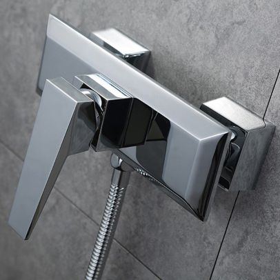 Drayton Brass Exposed Thermostatic Shower Tap Chrome Wall Mounted Bathroom 