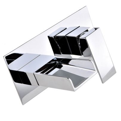 Laura Modern Design Waterfall Wall Mounted Concealed Basin Single Lever Mixer Tap
