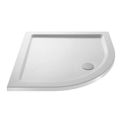 Slim 760 X 760 Quadrant Stone Resin Shower Tray For Wetroom Enclosure