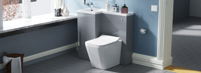 Vanity and Toilet Combination Units